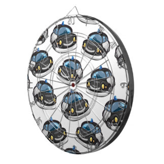 vintage Cop Car Dartboard