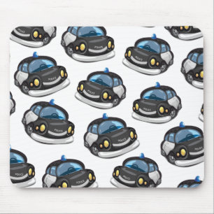 vintage Cop Car Mouse Mat