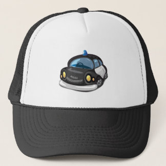 vintage cop car trucker hat