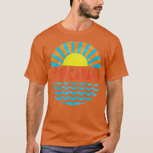 Vintage Copacabana Beach Sun And Waves T-Shirt
