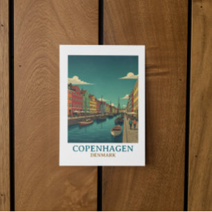 Vintage Copenhagen Denmark Historic Architecture Postcard