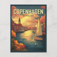 Vintage Copenhagen Denmark Travel