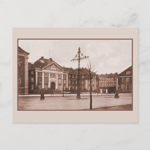 vintage Copenhagen University Hospital Postcard