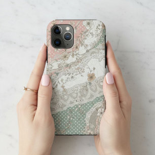 Vintage Coquette iPhone Case Delicate Floral