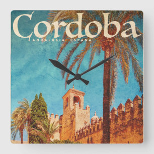 Vintage Cordoba Spain wall Clock