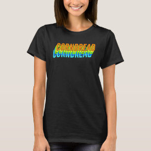 Vintage Cornbread Baking Bread Retro Pastry Graph T-Shirt