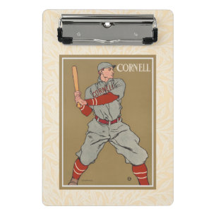 Vintage Cornell Baseball Ivy League Sports Art Mini Clipboard