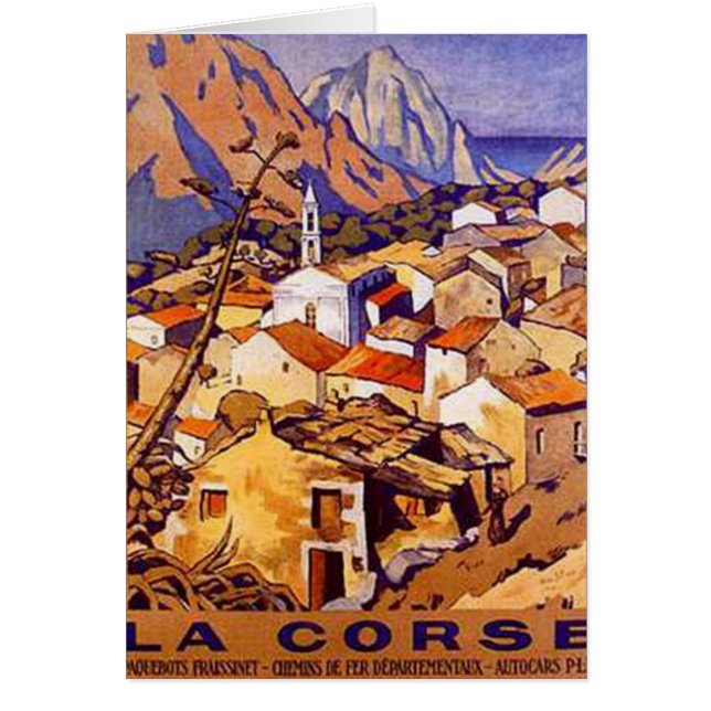 Vintage Corsica, France - (Front)
