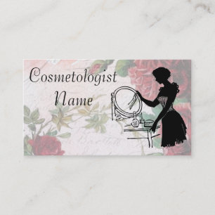 Vintage Cosmetologist Beauty Salon Hairdresser Appointment Card