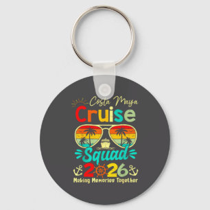 Vintage Costa-maya Cruise Squad 2026 Cruising Ship Key Ring