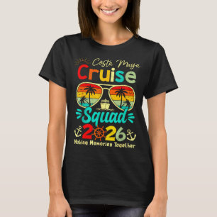 Vintage Costa-maya Cruise Squad 2026 Cruising Ship T-Shirt