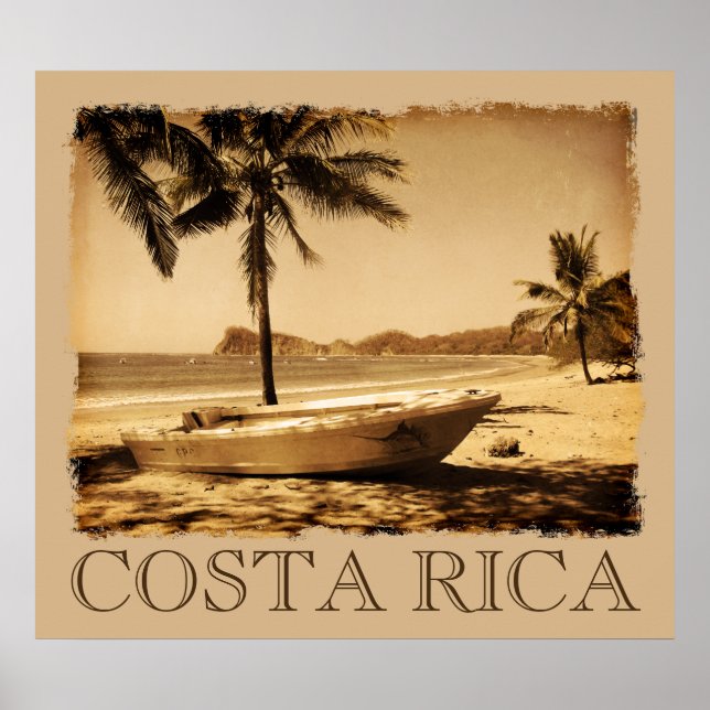 Vintage Costa Rica Poster (Front)