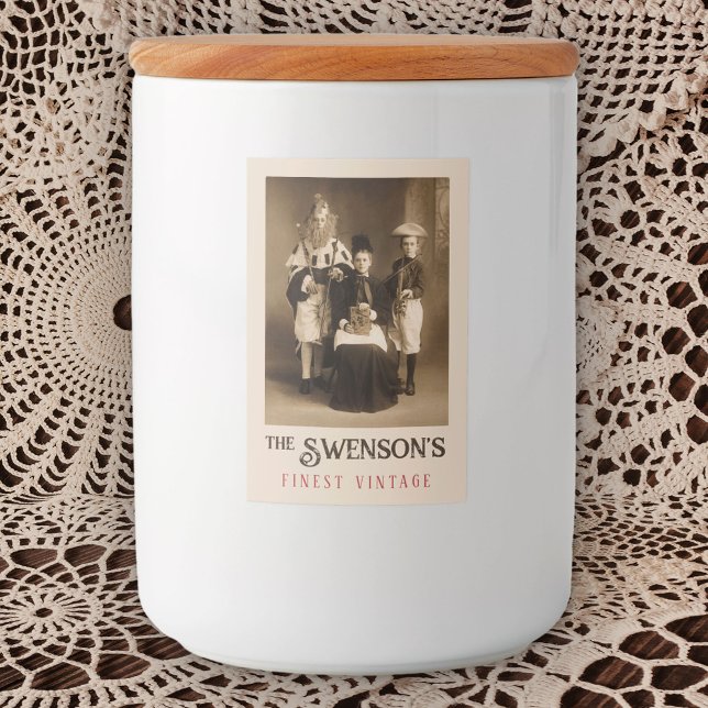 Vintage Costume Party Food and Beverage Label (Creator Uploaded)