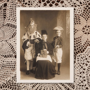 Vintage Costume Party Postcard