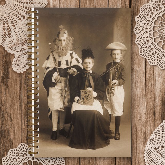 Vintage Costume Party Spiral Notebook (Creator Uploaded)