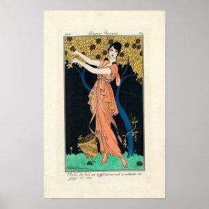 Vintage Costumes Parisians by H Robert Dammy Poster
