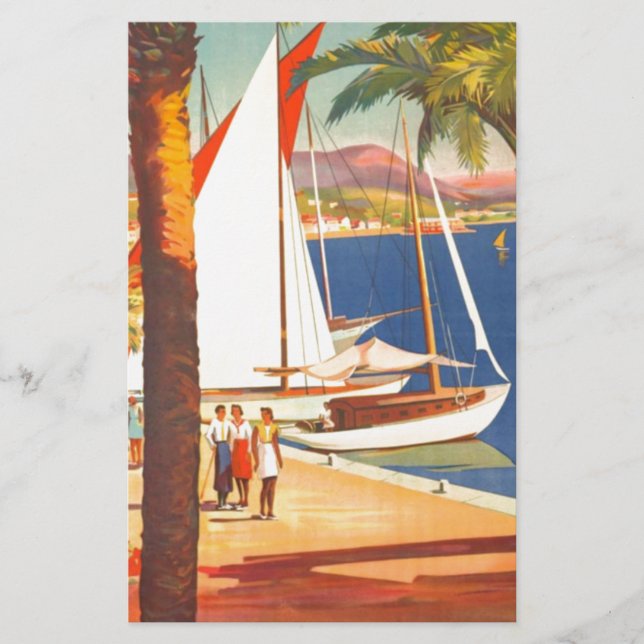 Vintage Cote D'Azur French Travel (Front)