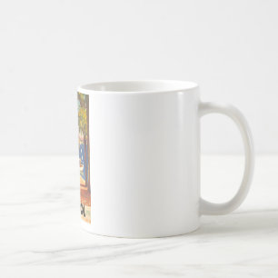 Vintage Cote D'Azur French Travel Coffee Mug