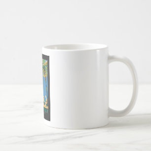 Vintage Cote D'Azur French Travel Coffee Mug