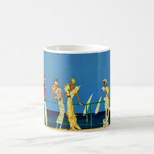 Vintage Cote D'Azur French Travel Coffee Mug