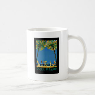 Vintage Cote D'Azur French Travel Coffee Mug