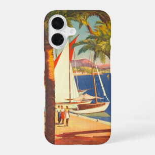 Vintage Cote D'Azur French Travel iPhone 16 Case