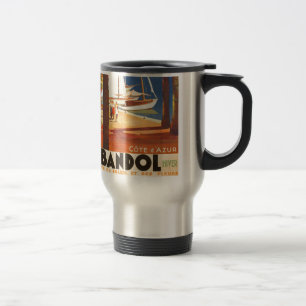 Vintage Cote D'Azur French Travel Mug