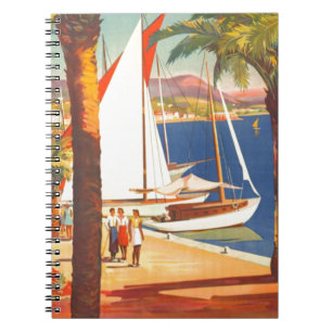 Vintage Cote D'Azur French Travel Notebook