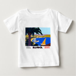 Vintage Cote D'Azur Travel Baby T-Shirt