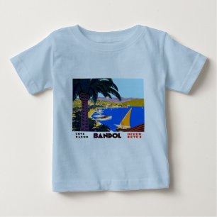 Vintage Cote D'Azur Travel Baby T-Shirt
