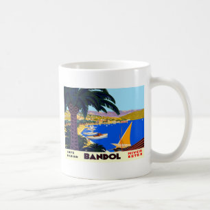 Vintage Cote D'Azur Travel Coffee Mug