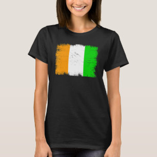 Vintage Côte d'Ivoire Flag Ivorian Independence Da T-Shirt
