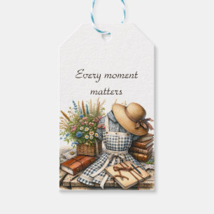 Vintage Cottage core picnic Gift Tags