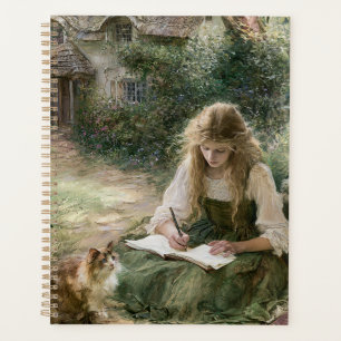 Vintage Cottage Garden Journal Notebook Planner