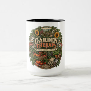 Vintage Cottage Garden Mug