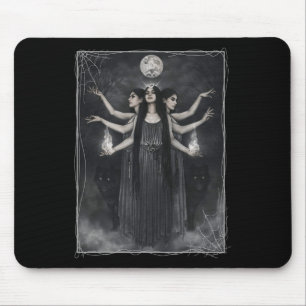Vintage Cottagecore Aesthetic Witches Werewolves M Mouse Mat
