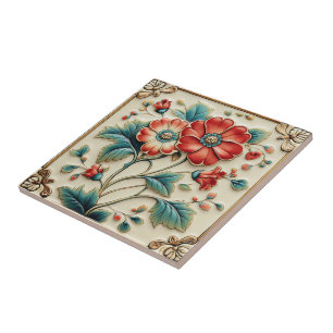 Vintage Cottagecore Farmhouse Decorative Unique Tile