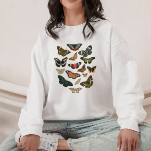 Vintage Cottagecore Moths Dark Academia Sweatshirt