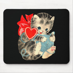 Vintage Cottagecore Retro Valentine Shop Uni Adult Mouse Mat