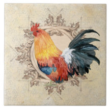 Vintage Cottagecore Rustic Rooster Kitchen Decor
