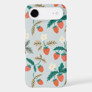 Vintage Cottagecore Strawberry Pattern