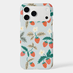 Vintage Cottagecore Strawberry Pattern