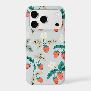 Vintage Cottagecore Strawberry Pattern