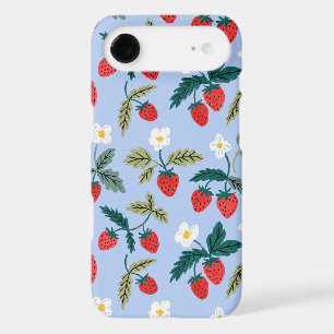 Vintage Cottagecore Strawberry Pattern