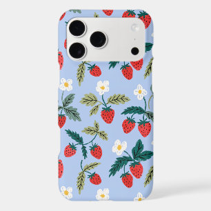 Vintage Cottagecore Strawberry Pattern
