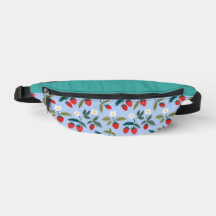 Vintage Cottagecore Strawberry Pattern Bum Bags