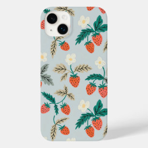 Vintage Cottagecore Strawberry Pattern Case-Mate iPhone 14 Plus Case