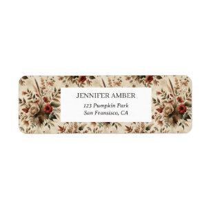 Vintage Cottagecore Watercolor Floral Earthy Roses