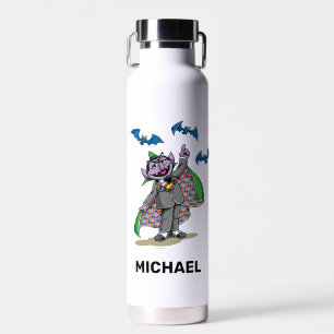 Vintage Count von Count     Add Your Name Water Bottle