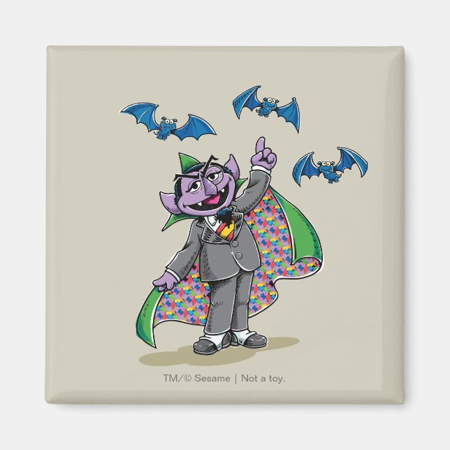 Vintage Count von Count Magnet (Front)